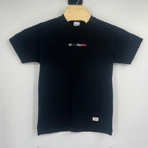 40s & Shorties Men's Black Multi Color Logo Graphic T-Shirt Size Small